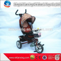 China Baby Carter poussette Jouet Fabricant / Tricycle Enfant Avec Remorque, Ceinture De Sécurité Et Toit